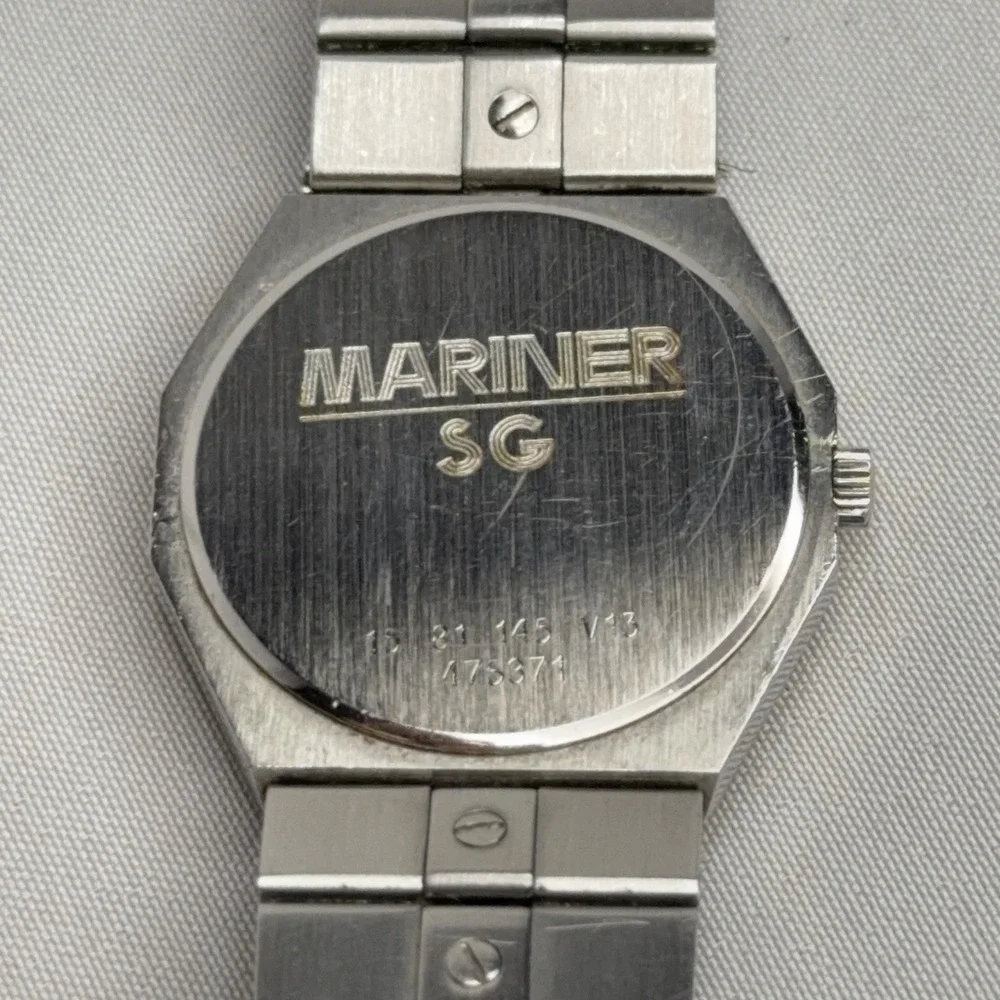Concord Mariner SG 18K Gold Stainless Steel Ladies 23mm Quartz Watch Box Working